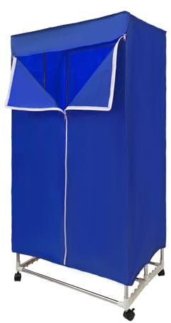 Secador de condensación armario de neumáticos 1200-1500 W mando a distancia plegable adecuado para casa vacaciones y uso en clima húmedo (azul)