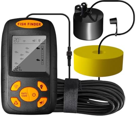 MFMEXUL Fischfinder für Angler Kompaktes Display Hand Fischfinder