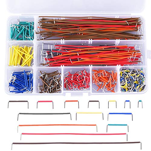 AUSTOR 560 Pieces Jumper Wire Kit 14 Lengths Assorted Preformed Breadboard Jumper Wire with Free Box | 14 Lengths Assorted Breadboard Jumper Wires with Free Box