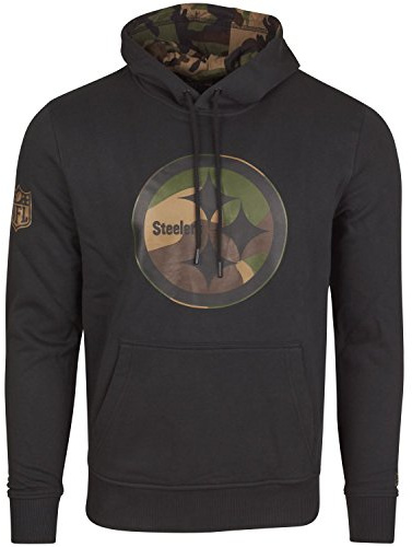 New Era Fleece Hoody - NFL Pittsburgh Steelers schwarz - L