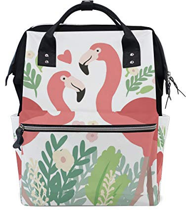MONTOJ Flamingo Canvas Reisetasche Campus Rucksack One Size 7