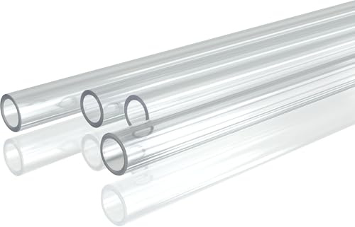 Raijintek RAITUBO-H14 Hardtubes 14 Millimeters AD - 4er Set Rohr Transparent PETG Hardtube für Custom Wasserkühlung Pc. 500 Millimeters Länge, 2 Millimeters Dicke