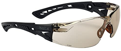 Bolle PSSRUSPC142B Fashion Lente De Pc Copper Antirayaduras Y Antivaho Platinum - Tamano Pequeno - Patillas Bimaterial Pc/TPR Black Mate for Adults, Made for Everyday Comfort and Style, Black