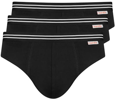 Nur Die 3er Pack Slip Cotton Stretch atmungsaktive Baumwolle Bewegungsfreiheit Männer Unterhosen Herren