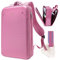 ZINZ Mochila Delgada para Computadora Portátil de 15,6 con Capacidad Variable, Mochila de Negocios Antirrobo, Mochila de Viaje Resistente al Agua con Carcasa de Cuero,P02K01