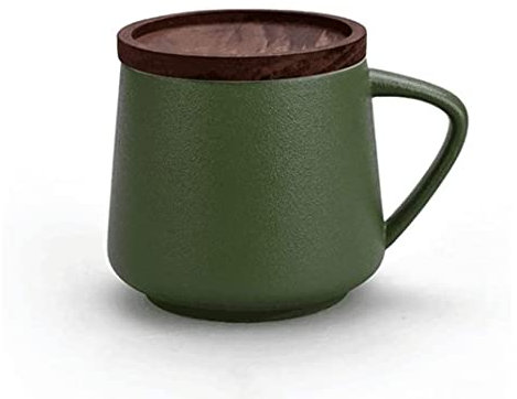 Tazzine Caffè Tazza da Caffè Tazza di Tè Tazza Da Caffè In Stile Minimalista Con Coperchio Tazza Grande In Ceramica Con Manico Tazza Da Caffè Riutilizzabile Multifunzionale Tazzine di Caffe Tazze da C