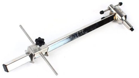 Herramienta de alineación de calibración de bicicleta de acero inoxidable para reparación de bicicletas, herramienta de enderezamiento para los ojos de cambio, herramienta de alineación variable con