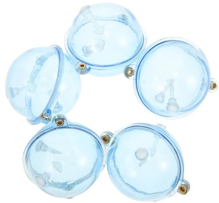 OHPHCALL 5pcs Fishing Floats Shape Fishing Rod Buoys Lure Indicator Hollow Excellent Buoyancy for Beginners
