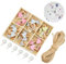 MINSHUXI Corda Fotografica da 10 Metri con 30 mollette in Legno e 6 Chiodi Senza Tracce da Appendere per Foto Creative e Belle, Decorazione Fai da Te, cameretta dei Bambini, Decorazione da Parete