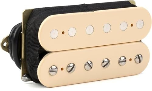 DiMarzio DP500FCR Super PAF® Ceramic – High-Output Humbucker für E-Gitarre – Vintage PAF® Look, Bridge Pickup, F-Spaced, Creme