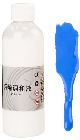 Rrlihjgu Verdünnungsmittel für Acrylfarben – flüssiger Verbesserer 100 ml | Flüssiger Mischungszusatz für Palettenvorbereitungswerkzeug für Studenten, Lehrer, Modelle und Bastelprojekte