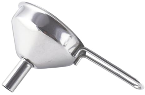 Mini Stainless Steel Funnels - Food Grade Funnels with Handle - Multi-use Small Kitchen Funnel Easy to Store for Transferring Liquid, Fluid, Oils, Powder,Tiny Spices