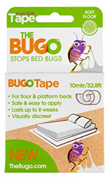The Bugo Barrier Tape 10m Soft Floor Detector, Monitor and Trap for Bed Bugs and Other Insects
