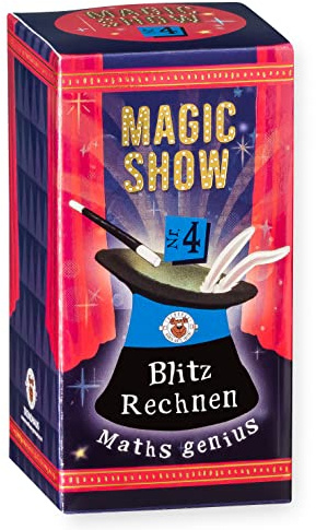 TRENDHAUS 957863 Magic Show Nr. 4 [ Blitz Rechnen ], Verblüffende Zaubertricks für Kinder ab 6 Jahren, Inkl. Online-Videos