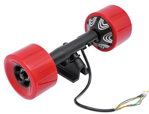 Elektro-Skateboard Motor Set,Speed Skateboarding Ausrüstung Elektrisches Longboard für Erwachsene Teenager,für Einstiegs-Skateboard-Modifikation Rot