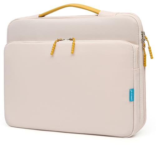 Veki Vattentätt, reptåligt laptopfodral, bärbar dator, mjukt fodral för bärbar dator, bärväska kompatibel med MacBook, Acer, HP, Dell, Lenovo, Asus