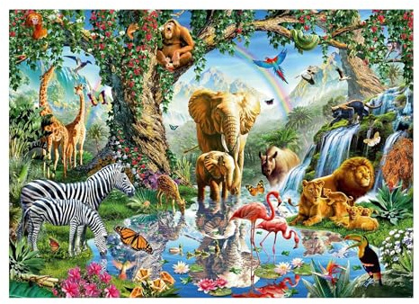 Ravensburger Puzzle 12000682 - Abenteuer im Dschungel - 1000 Teile Puzzle für Erwachsene und Kinder ab 14 Jahren,
