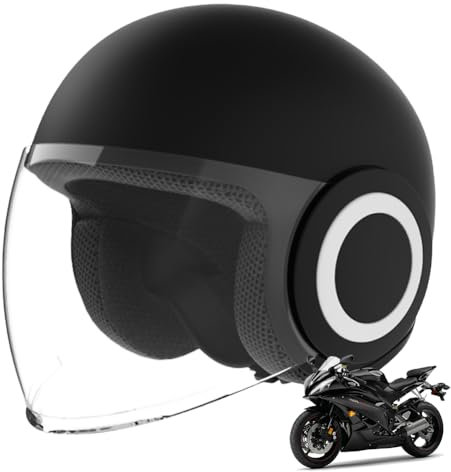 KOBONA Casque de vélo avec Double lentille, Casque de vélo léger Homme et Femme, Casque de vélo avec visière, Anti-UV et anti-éblouissement, Casque de vélo de Montagne et de Route Adulte
