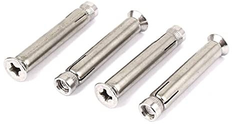 Spreizdübel, M8 Gewinde 70mm lang Senkkopf Spreizschraube 4St