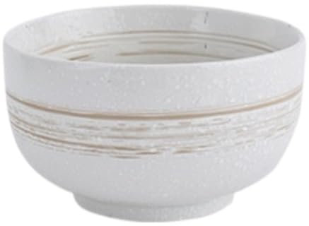 YGDYFDC Ensaladera Madera Cuenco De Fideos Instantáneos, Vajilla De Cerámica Retro, Ensaladera, Cuenco Grande De Arroz, Cuenco De Sopa De Fideos Con Carne For El Hogar Ensaladera Portatil(White)