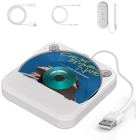 Lettore CD auto con porta USB – lettore CD esterno universale per auto, camion, cavo di prolunga extra USB, compatibile con Android, lettore CD esterno per laptop, PC, TV