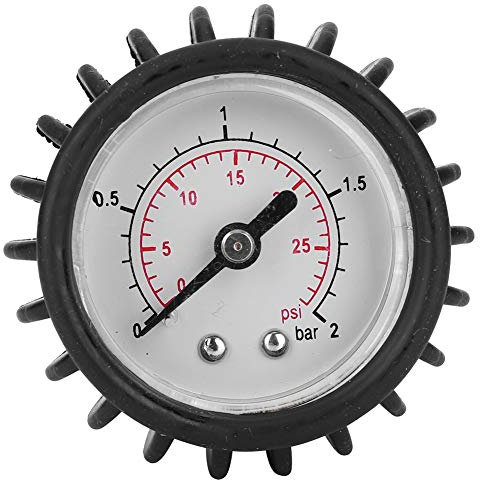 GYZOUKA Inflatable Boat Barometer 0 to 30 PSI Air Pressure Gauge for Kayaks & Rubber Boats