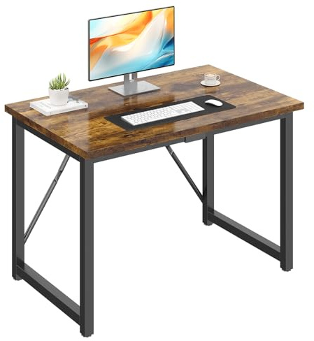 JUMMICO Scrivania 80 x 50 cm Scrivania per Computer, per Ufficio,Postazione Lavoro, Tavolo da Lavoro Piano di Lavoro, Adatta per l'ufficio o il Soggiorno