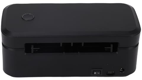 Marhynchus 4x6 Thermo-Versandetikettendrucker, 200 DPI 150 Mm/s Hochgeschwindigkeits-Etikettendrucker für PC-Telefone, Tablets, ohne Papierstau-Technologie für Ebay Shopify UPS FedEx (EU-Stecker)