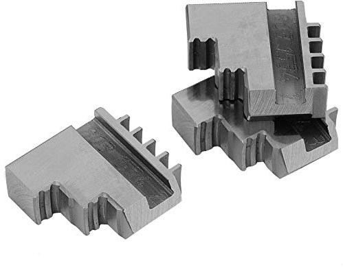 ERYUE Mandril de Mordaza Exterior K11-80, Mordazas de Torno Metal Duraderas para Herramienta Procesamiento Metal, 3 Unids/par para Entusiastas del Bricolaje