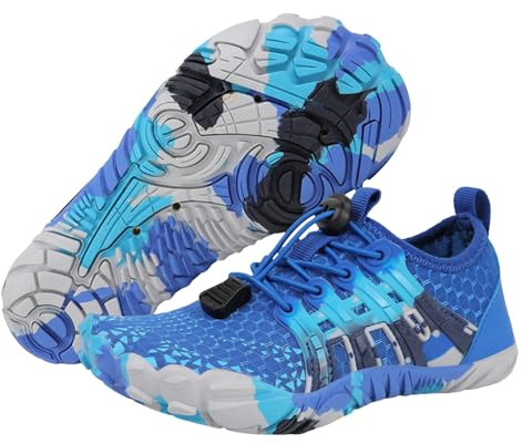 Barefoot Bambino Scarpe Barefoot Bambino Scarpe Arrampicata Spiaggia Bambina Espadrillas di Tela 25 Maschio con Le Dita 28 Senza Lacci Sneakers da Corsa 27 Ginnastica Larga 23 36 XS Pianta 35 in