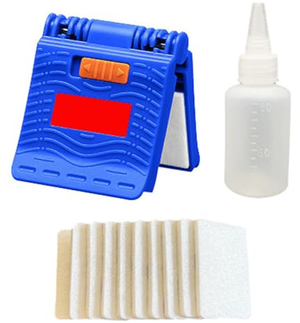 Oxxggkao Professional Fiber Optics Cleaning Clip Includes Alcohols Bottle and 10 Replacement for Networkings Maintenance Fiber Optics Alcohols Wipe Kits