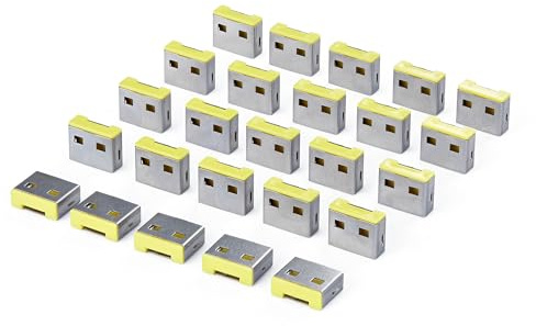 StarTech Inserti Ricambio Blocco Porta USB-A, 25 Pezzi (25P-USB-A-Blocker) | Chiusura a Scatto, Compatibili con USB-A-PORT-BLOCKER