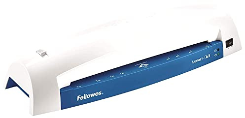 Fellowes 5742701 Laminiergerät für die gelegentliche Nutzung Zuhause oder im Office geeignet für 80 und 125 Mikron Laminierfolien bis A3 Format, blau