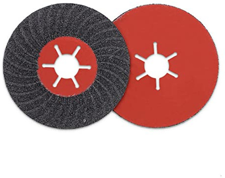 BHA Lot de 5 disques de ponçage semi-flexibles en carbure de silicium pour maçonnerie et revêtement, 11,4 cm x 2,2 cm (grain 80)