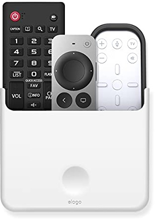 elago Universal-Fernbedienungshalter für Apple TV Remote/Universal | für viele Fernbedienungen (Large, Weiß)