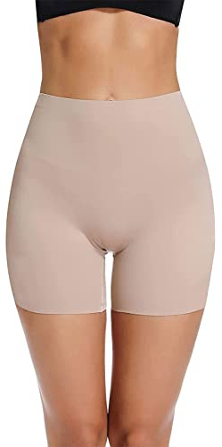 Joyshaper Mutande Snellente Donna Mutande Modellante Pancia Piatta Pantaloncini Contenitivi Push Up Guaine Snellenti Slip Antisfregamento, Beige, S