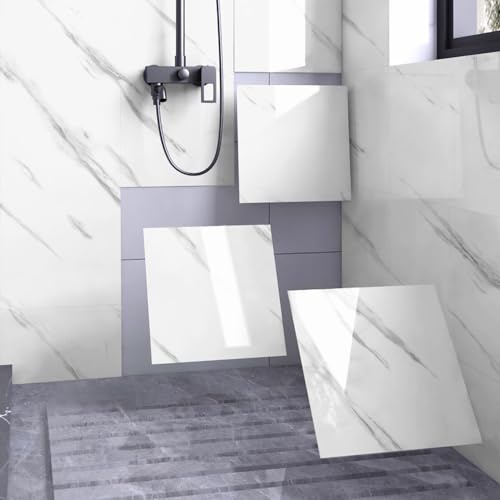 Chejiaye Azulejos en muro de azulejos para decoración de pared interior, despegar y pegar, paneles de pared de mármol para decoración de pared interior, papel tapiz para cocina, regaderas, baños,