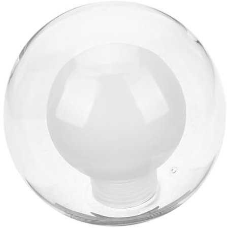 ORFOFE Pantalla De Lámpara De Vidrio Doble Capa 3.15 Pulgadas Reemplazo Para Lámparas Colgantes Y De Techo Atmósfera Cálida Para Decoración De Hogar