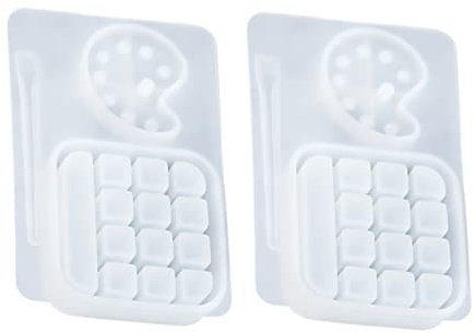 Operitacx 6stücke Silikonformen Für Diy Farbpaletten Flexible Gießformen Aus Epoxidharz Für Kreative Bastelprojekte Und Handwerkskunst