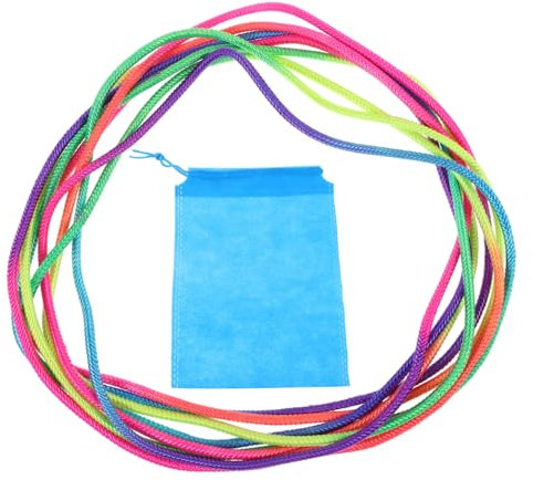 KONTONTY Elastisches Springseil Für Kinder Verstellbar Zum Draußen Spielen Partys Springgummiband Fördert Koordination