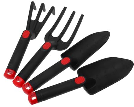 Ensemble D’Outils de Jardin Mini pour Plantation, 1 Set PE Noir