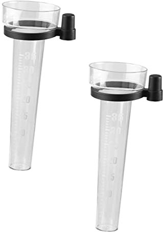 HEMOTON Pluviomètre en Plastique avec Tasse à Mesurer Pluviomètre Extérieur pour La Météorologique