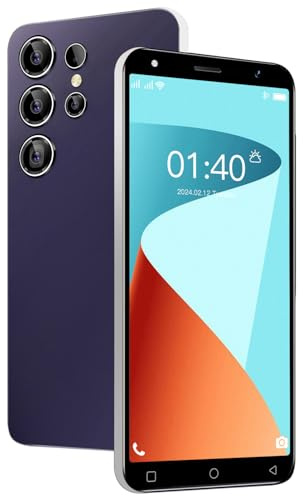 LatsYrs 4G Mobile Phone - 2GB RAM 16GB ROM/Expandable UP To 128GB, 3500mAh Big Battery,Dual SIM Dual Camera,Android OS/GPS/WIFI/Face ID (L25Ultra-Purple)