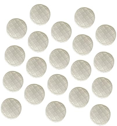 Hemobllo 20 pièces Coussinets Allaitement Lavables pour Mères Protection Fuite et Confort Optimal Lors de Allaitement