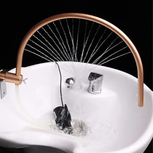 Head Spa, robinet de bassin de spa réglable à 180 °, cadre de circulation de l'eau pour shampooing, lit, soins du cuir chevelu, bol de lavage de style salon de coiffure