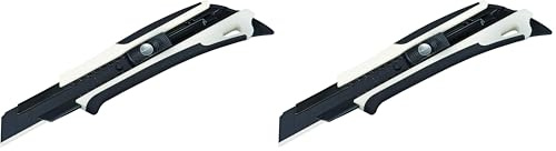 TAJIMA Razor Black SNAP Off Knife - Sliding Lock (Pack of 2)