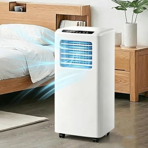 CGLYYDS Climatiseur Portable 7000/9000 BTU pour pièces jusqu'à 25 m², Fonctions Ventilation, Refroidissement et déshumidification, minuterie 24 h, unité Mobile puissante pour Maison et Bureau 2600W
