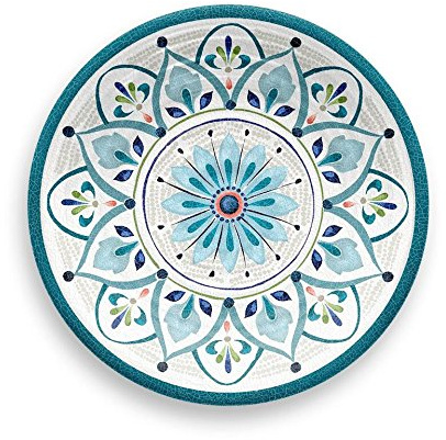 Emporio Zani Touch Mel Rabat Assiettes Dessert 3pz Assorti 100% Melamine