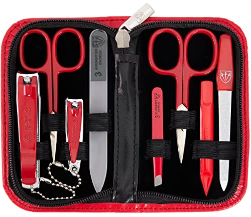 3 Swords Germany kit manucure pedicure soin des ongles avec lime en verre - qualite marque (899)