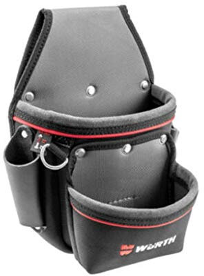 Wurth 715930211 Borsa per carpentiere Werkzeugtasche Profi 0715930211, Schwarz